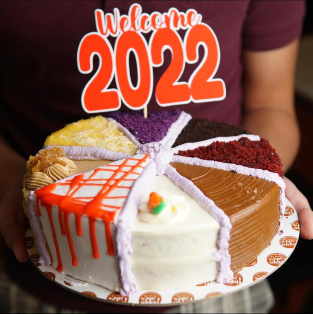 The Carousel Cake is a masterpiece sweet yummy cake made by Happy Cakes by Zeny M to celebrate 2022 New Year.