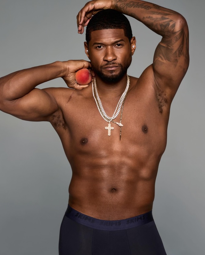 Usher is the new face of Skims' new campaign, that is publicly announced before the official release of Coming Home.